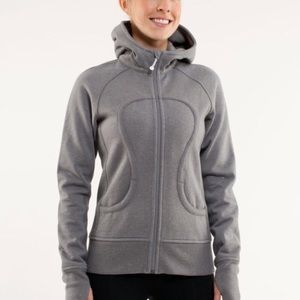 Lululemon- sparkle✨grey - scuba hoodie